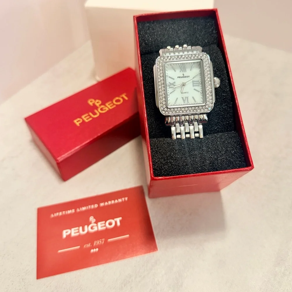 Peugeot Silver Bracelet Watch - Like New - Picture 2 of 7